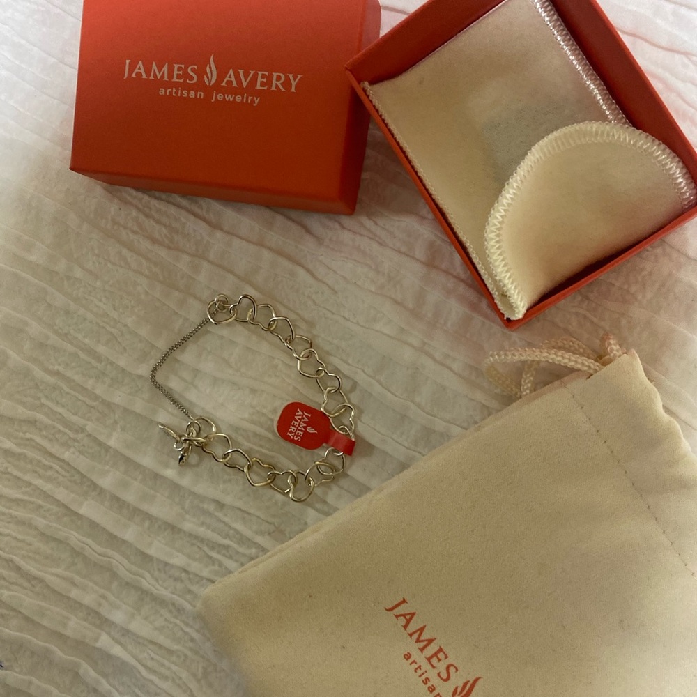 James Avery Connected Hearts Charm Bracelet